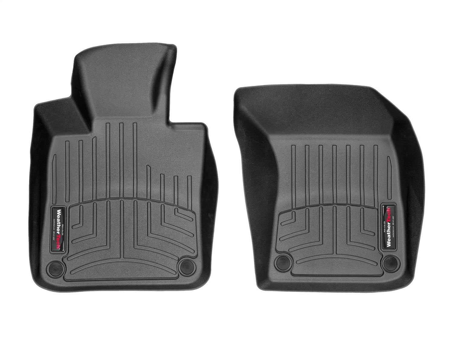 Weathertech 4412811 FloorLiner™ DigitalFit®; Black; Front; Weathertech 4412811