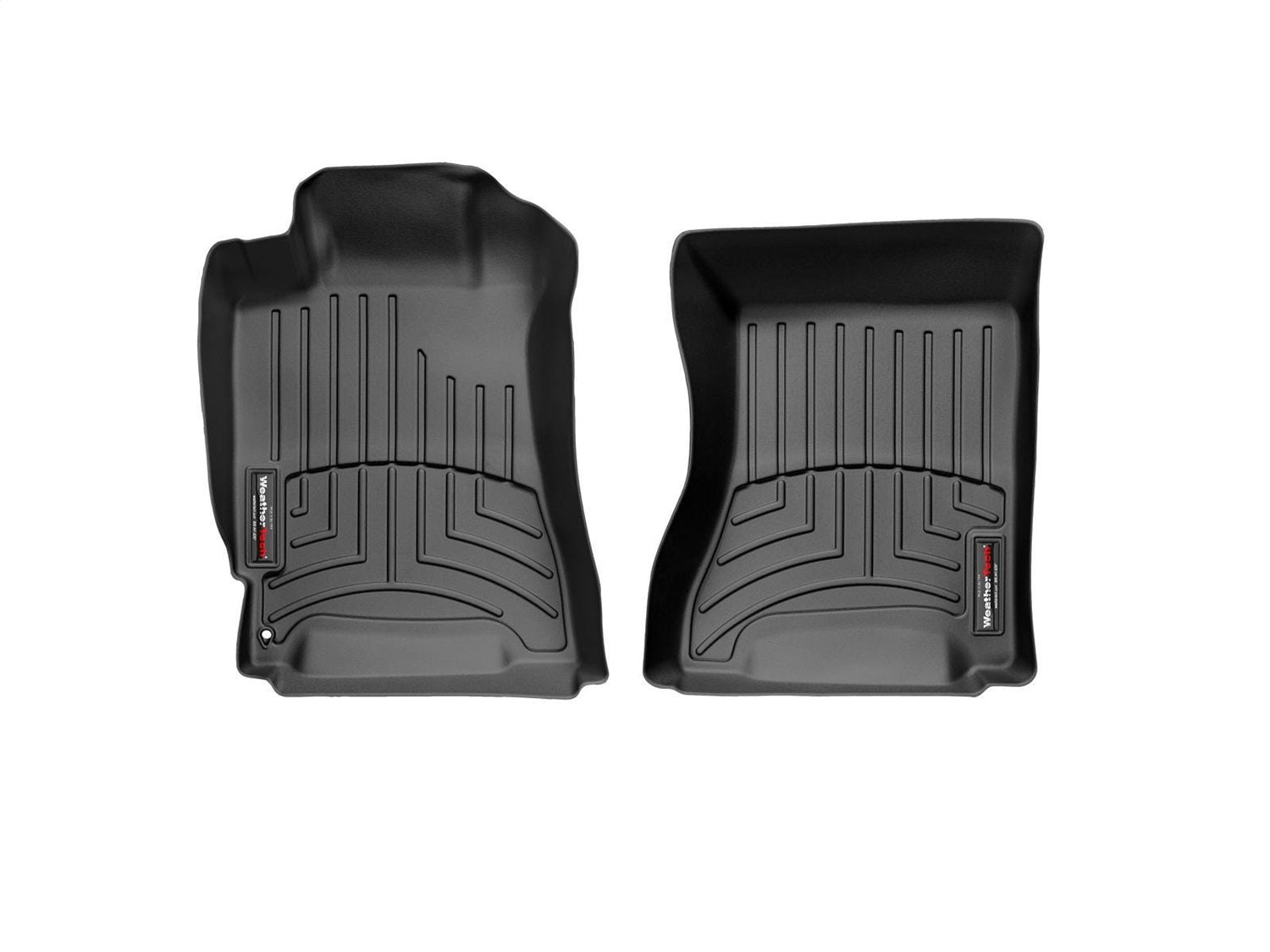 Weathertech 441281 FloorLiner™ DigitalFit®; Black; Front; Weathertech 441281