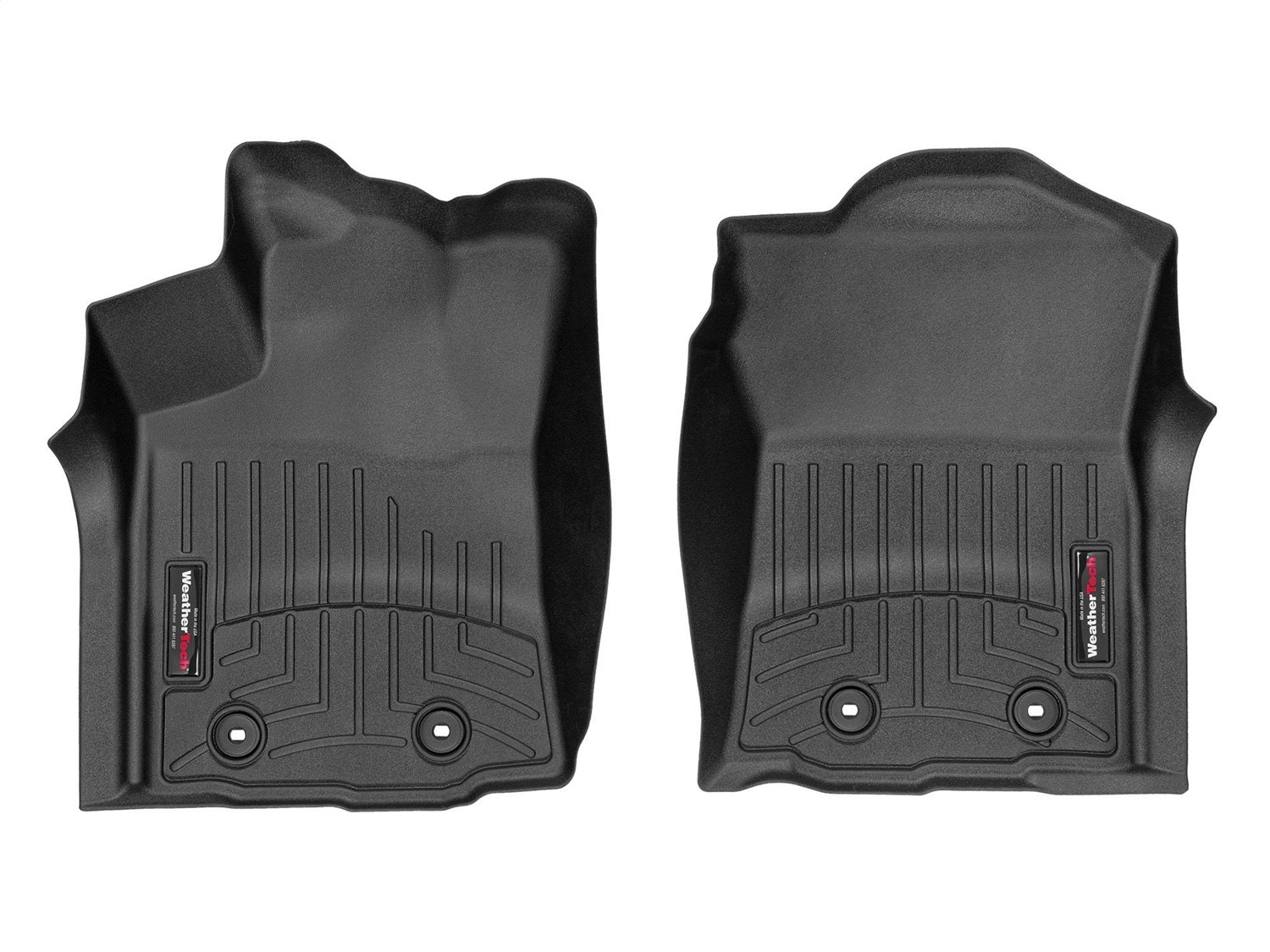 Weathertech 4412991 FloorLiner™ DigitalFit®; Black; Front; Weathertech 4412991