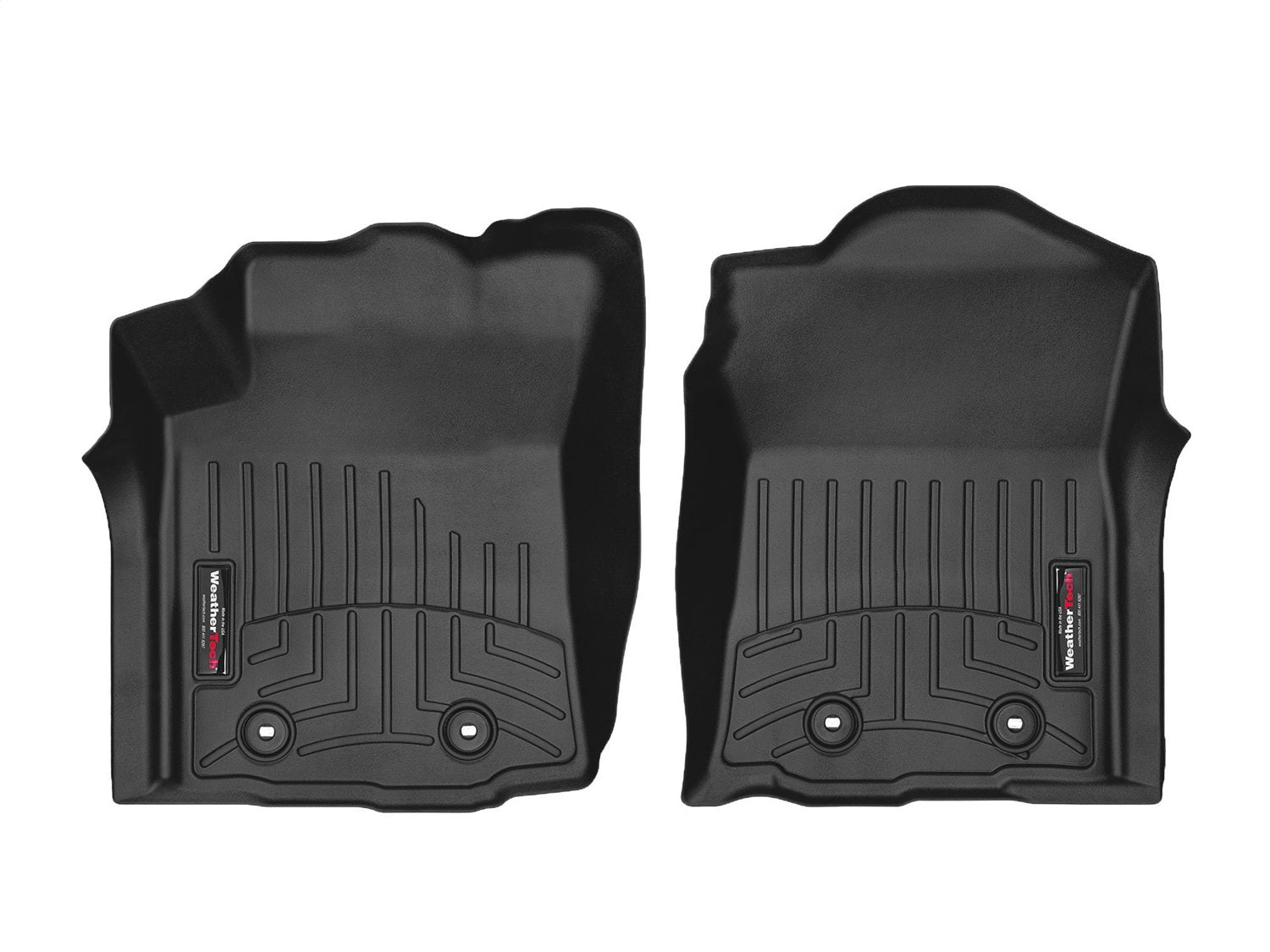 Weathertech 4413011 FloorLiner™ DigitalFit®; Black; Front; Weathertech 4413011