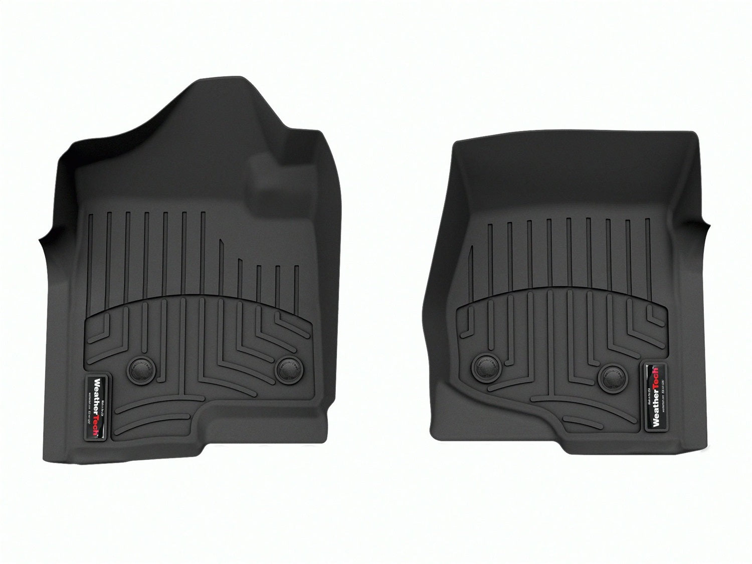 Weathertech 4413061V FloorLiner™ DigitalFit®; Black; Front and Rear; Weathertech 4413061V