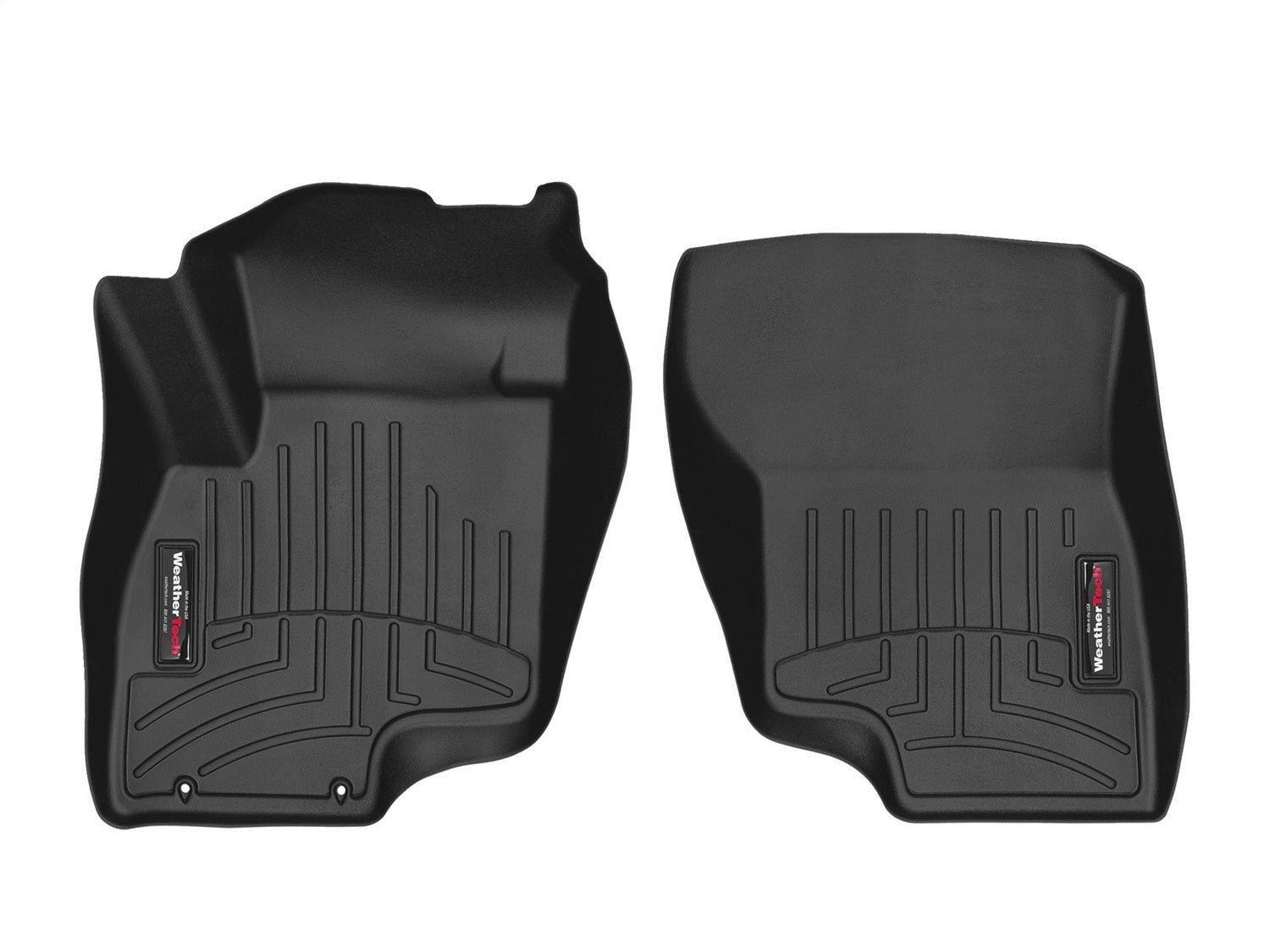 Weathertech 4413071 FloorLiner™ DigitalFit®; Black; Front; Weathertech 4413071