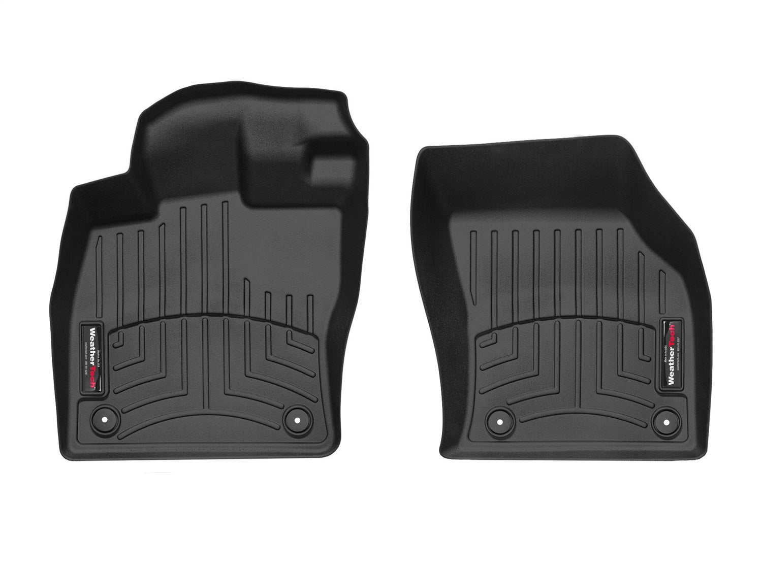 Weathertech 4413091 FloorLiner™ DigitalFit®; Black; Front; Weathertech 4413091