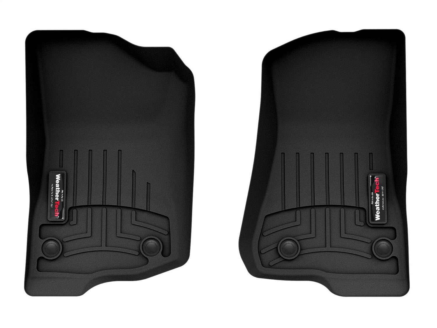 Weathertech 4413131 FloorLiner™ DigitalFit®; Black; Front; Weathertech 4413131