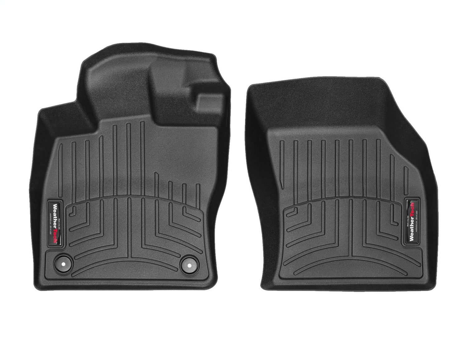 Weathertech 4413171 FloorLiner™ DigitalFit®; Black; Front; Weathertech 4413171