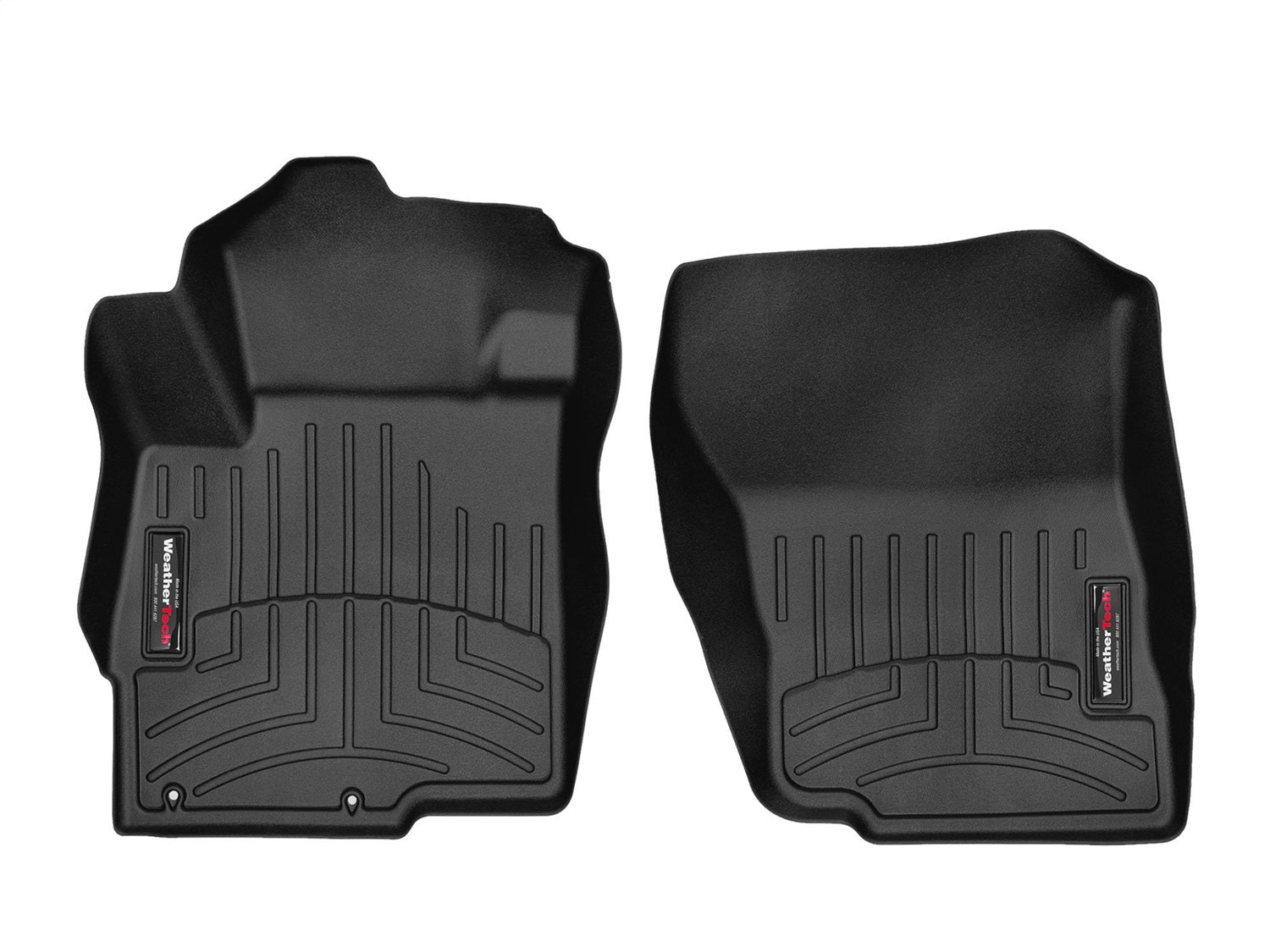 Weathertech 4413221 FloorLiner™ DigitalFit®; Black; Front; Weathertech 4413221