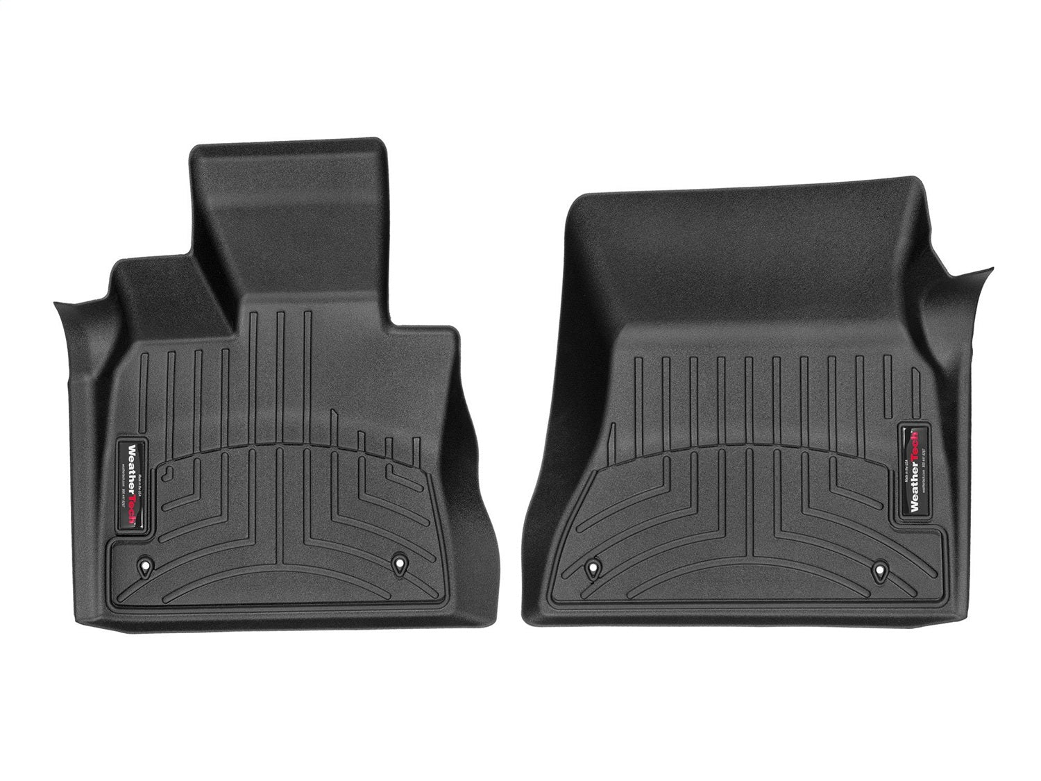 Weathertech 4413351 FloorLiner™ DigitalFit®; Black; Front; Weathertech 4413351