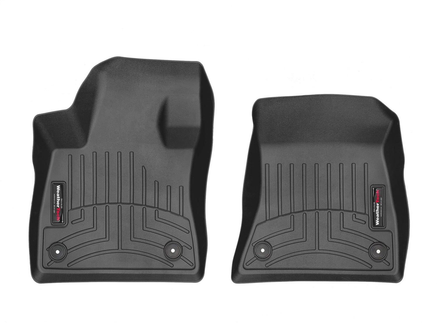 Weathertech 4413371 FloorLiner™ DigitalFit®; Black; Front; Weathertech 4413371