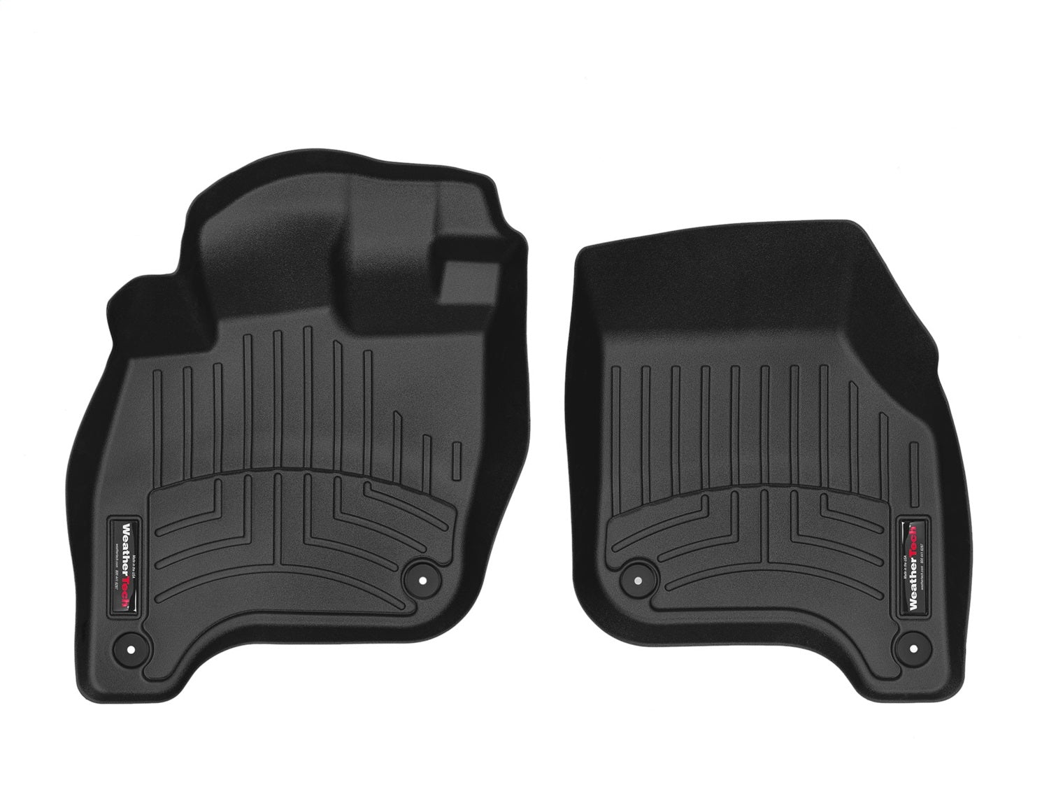 Weathertech 4413381 FloorLiner™ DigitalFit®; Black; Front; Weathertech 4413381