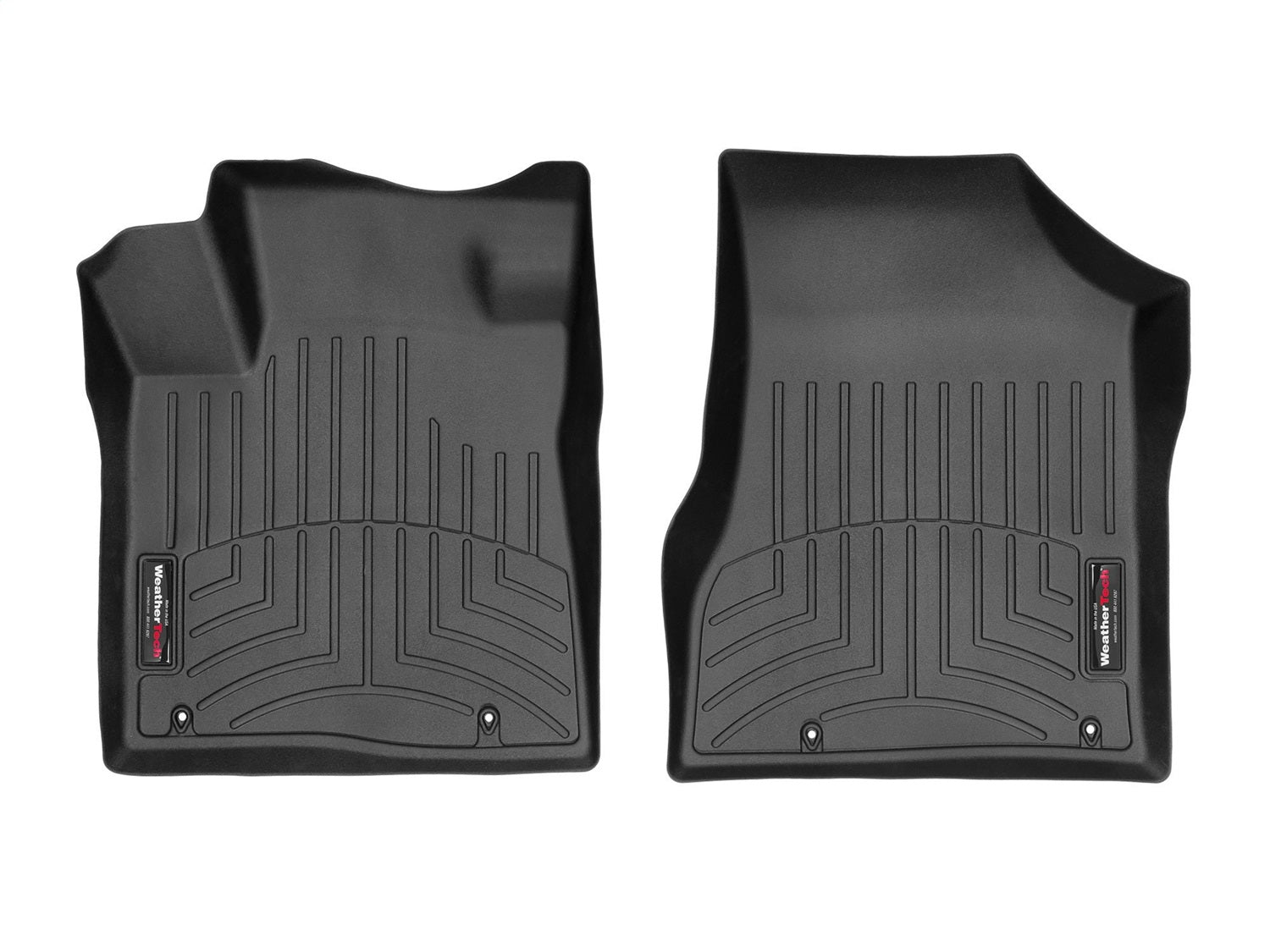 Weathertech 4413881 FloorLiner™ DigitalFit®; Black; Front; Weathertech 4413881
