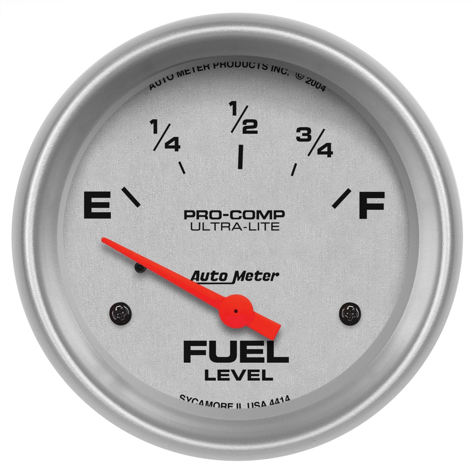 AutoMeter 4414 GAUGE; FUEL LEVEL; 2 5/8in.; 0OE TO 90OF; ELEC; ULTRA-LITE AutoMeter 4414