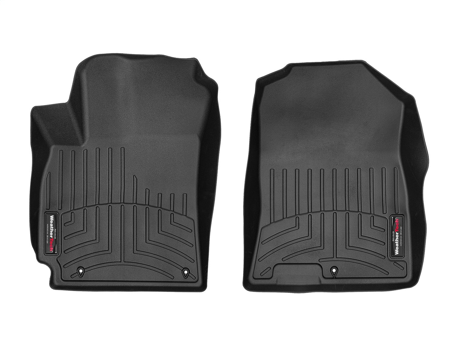 Weathertech 4414131 FloorLiner™ DigitalFit®; Black; Front; Weathertech 4414131