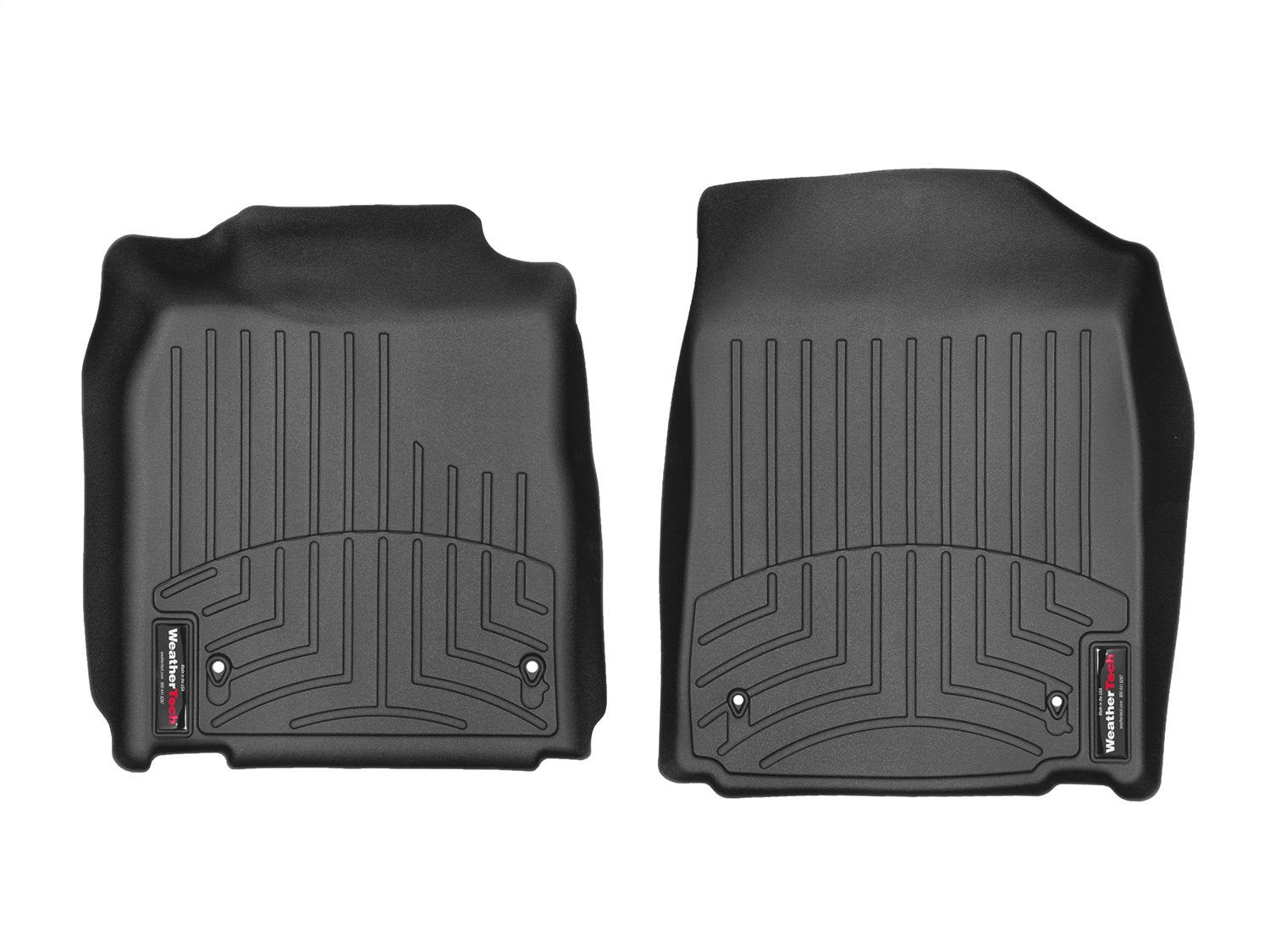 Weathertech 441431 FloorLiner™ DigitalFit®; Black; Front; Weathertech 441431