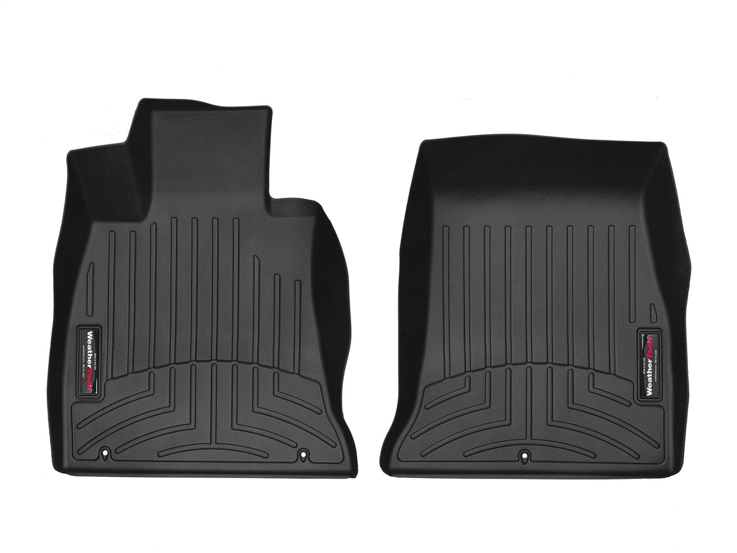 Weathertech 4414341 FloorLiner™ DigitalFit®; Black; Front; Weathertech 4414341