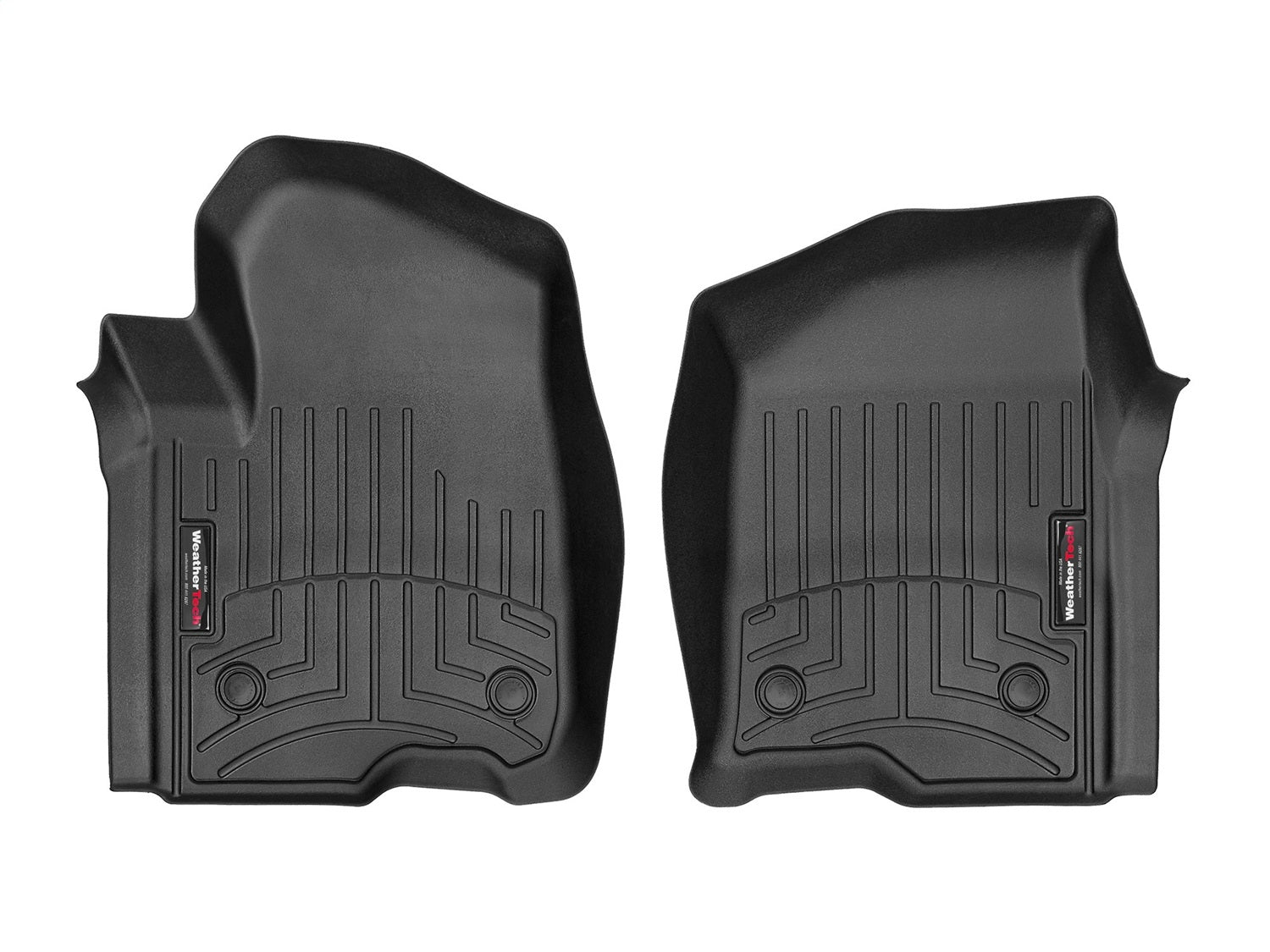 Weathertech 4414361V FloorLiner™ DigitalFit®; Black; Front; Weathertech 4414361V
