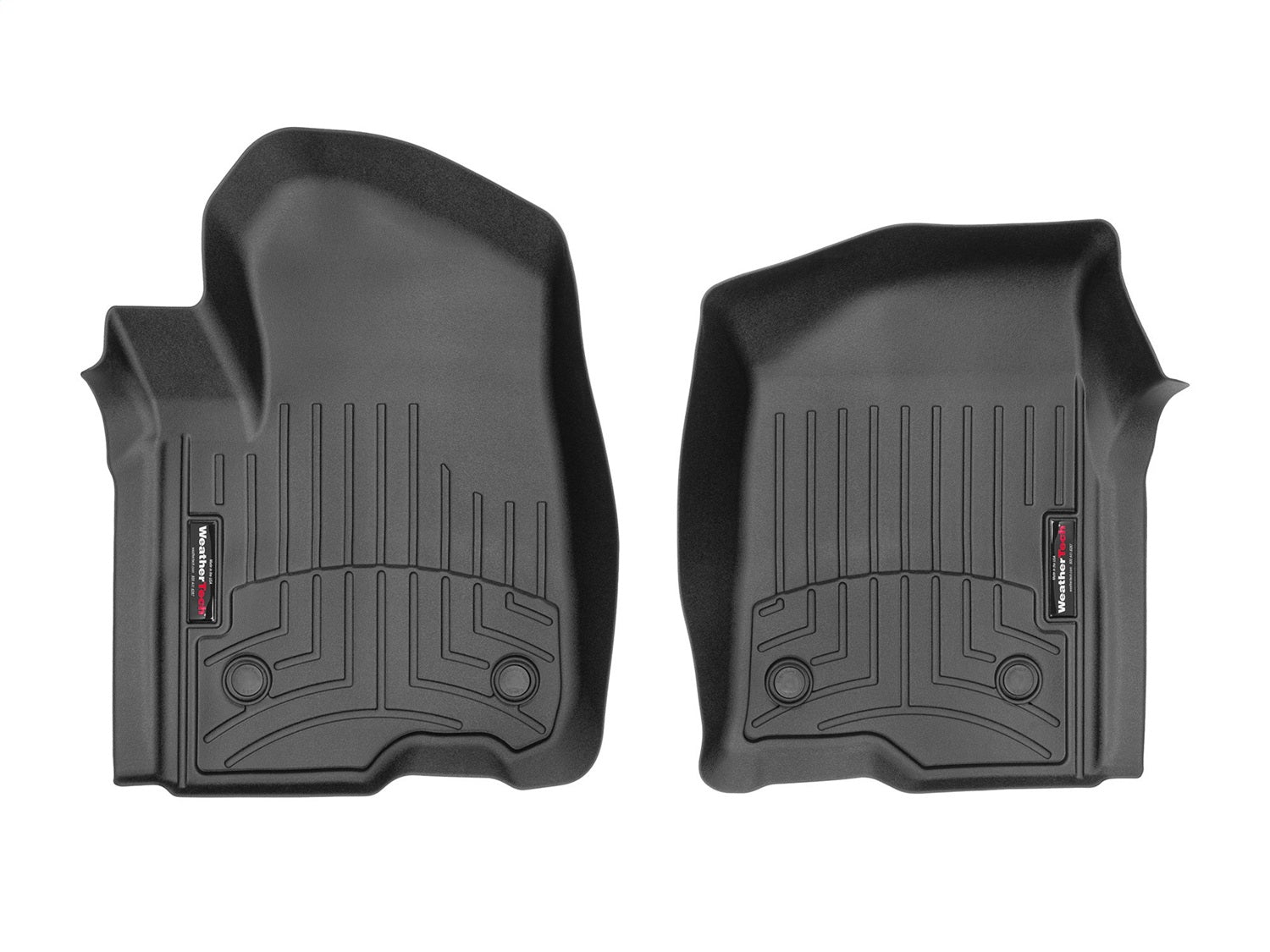 Weathertech 4414361 FloorLiner™ DigitalFit®; Black; Front; Weathertech 4414361