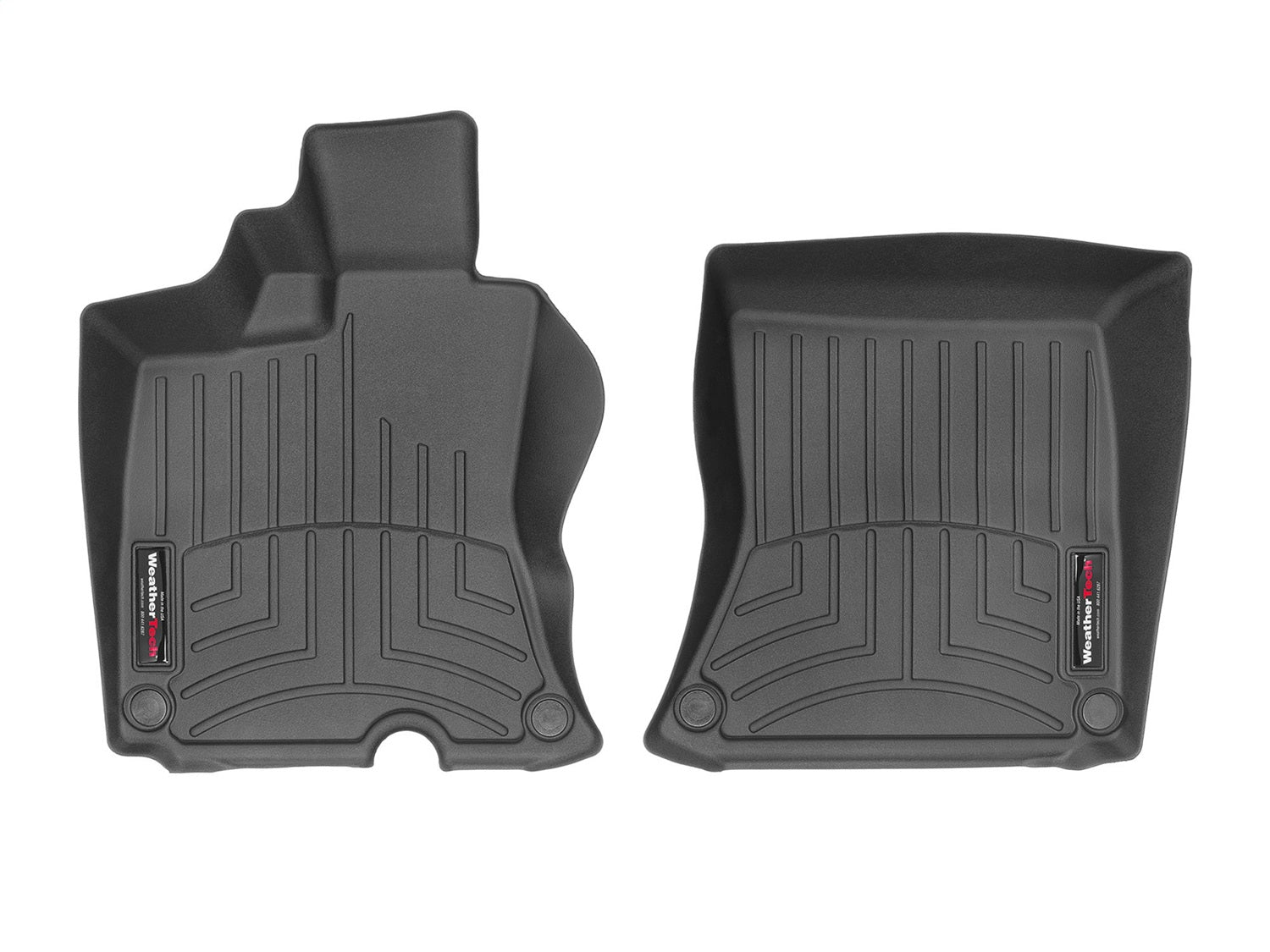 Weathertech 4414461 FloorLiner™ DigitalFit®; Black; Front; Weathertech 4414461