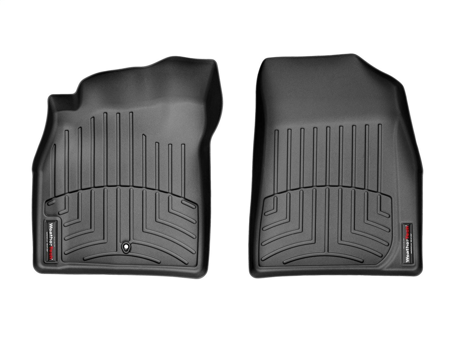 Weathertech 441451 FloorLiner™ DigitalFit®; Black; Front; Weathertech 441451