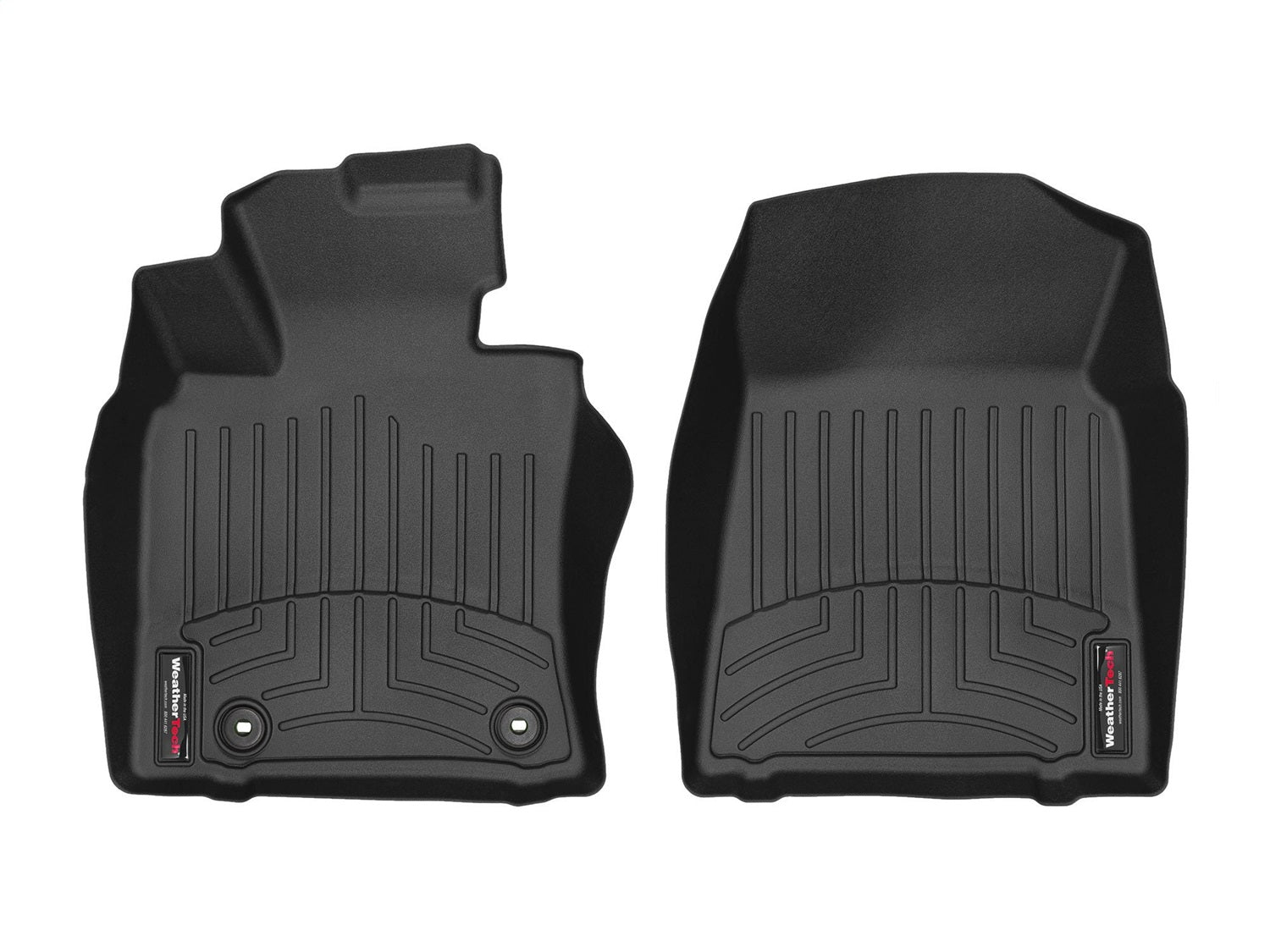 Weathertech 4414571 FloorLiner™ DigitalFit®; Black; Front; Weathertech 4414571