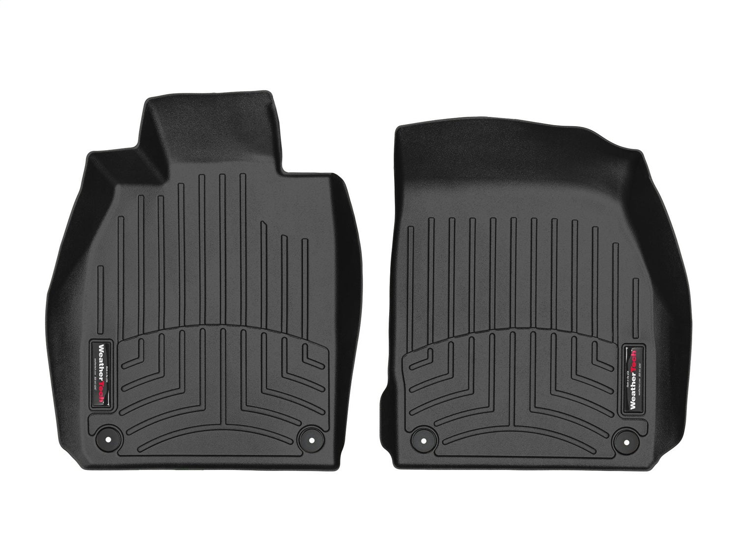 Weathertech 4414651 FloorLiner™ DigitalFit®; Black; Front; Weathertech 4414651