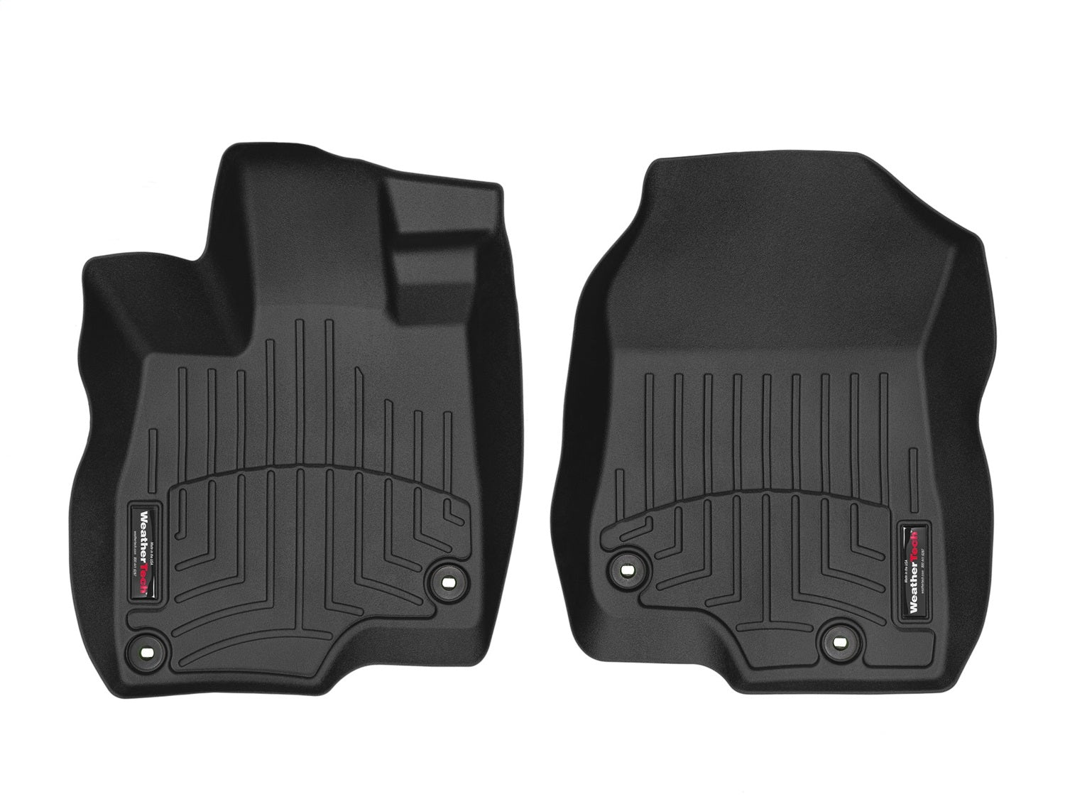Weathertech 4414691 FloorLiner™ DigitalFit®; Black; Front; Weathertech 4414691