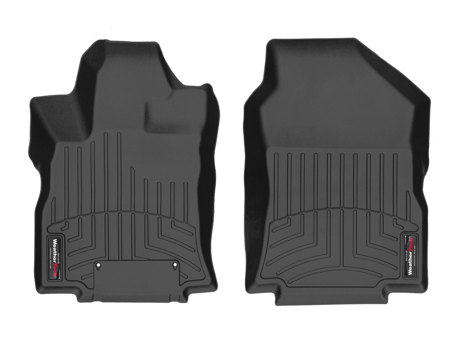Weathertech 4414751 FloorLiner™ DigitalFit®; Black; Front; Weathertech 4414751