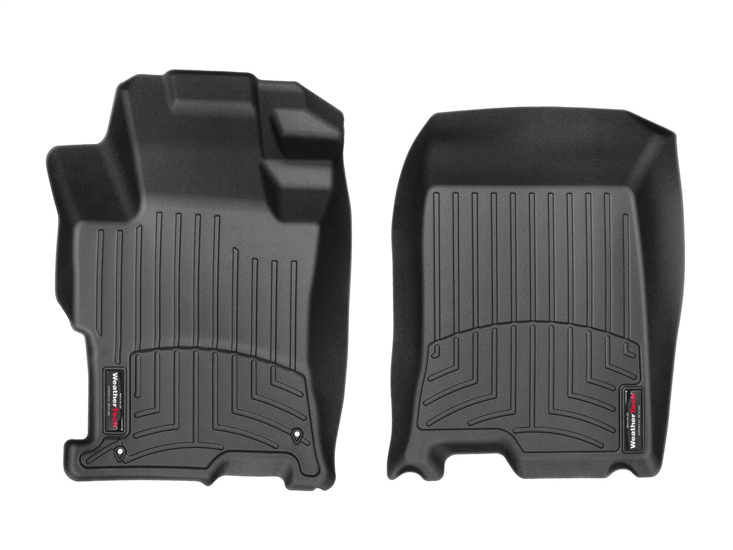 Weathertech 441481 FloorLiner™ DigitalFit®; Black; Front; Weathertech 441481