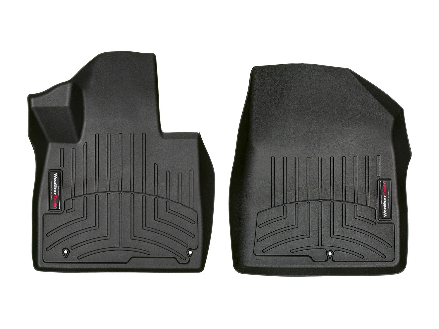 Weathertech 4414851 FloorLiner™ DigitalFit®; Black; Front; Weathertech 4414851