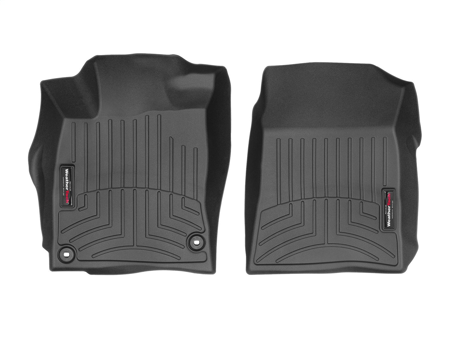 Weathertech 4414901 FloorLiner™ DigitalFit®; Black; Front; Weathertech 4414901