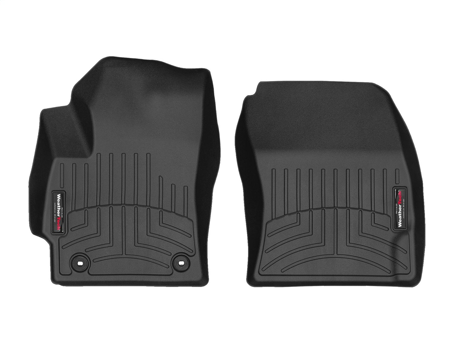Weathertech 4414951 FloorLiner™ DigitalFit®; Black; Front; Weathertech 4414951