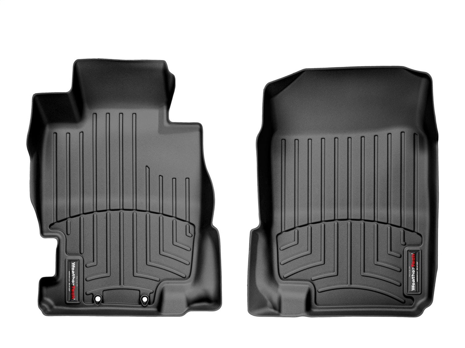 Weathertech 441501 FloorLiner™ DigitalFit®; Black; Front; Weathertech 441501