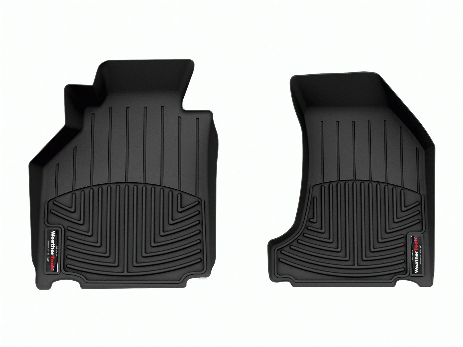 Weathertech 4415081 FloorLiner™ DigitalFit®; Black; Front; Weathertech 4415081