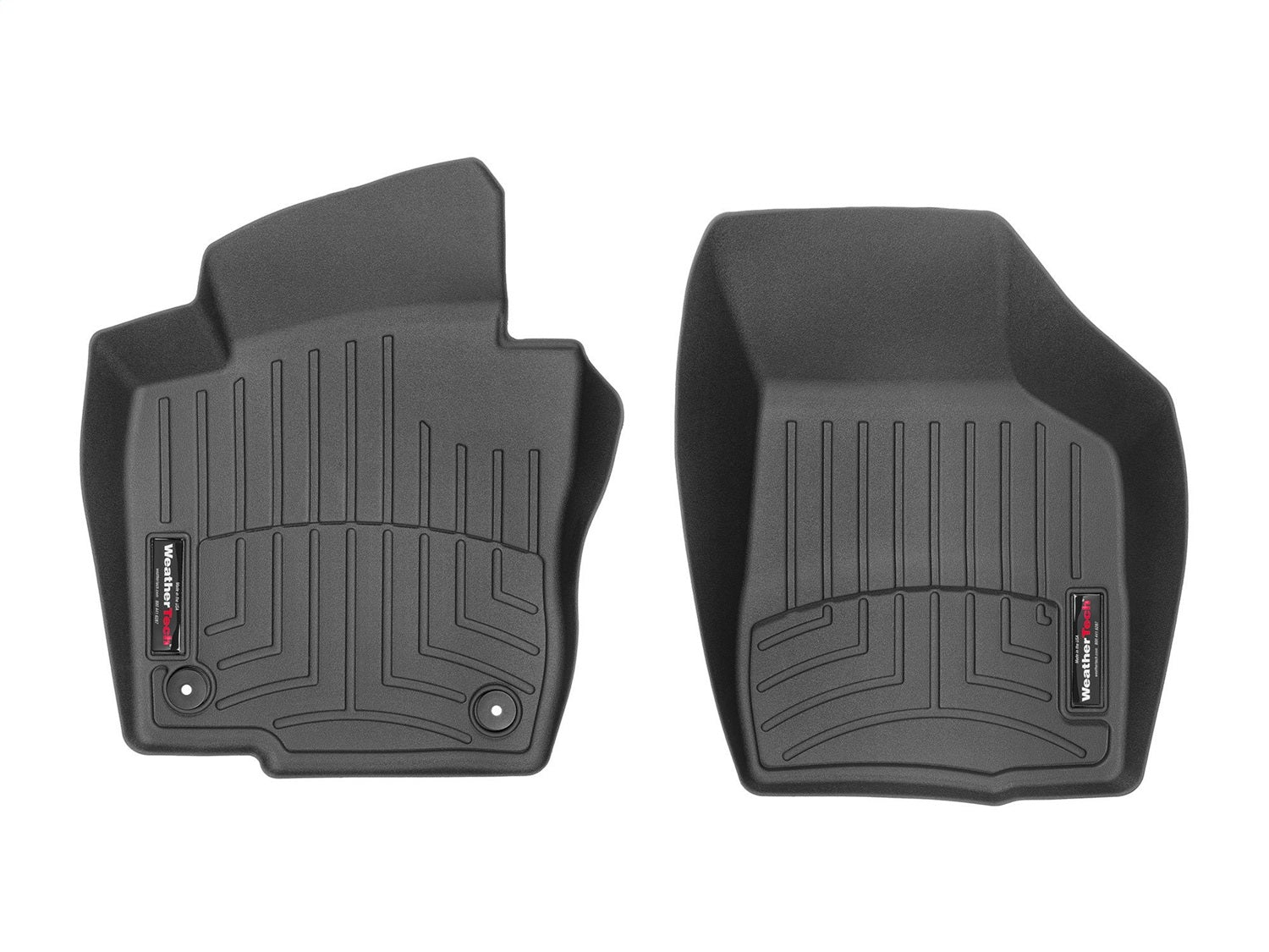 Weathertech 4415281 FloorLiner™ DigitalFit®; Black; Front; Weathertech 4415281