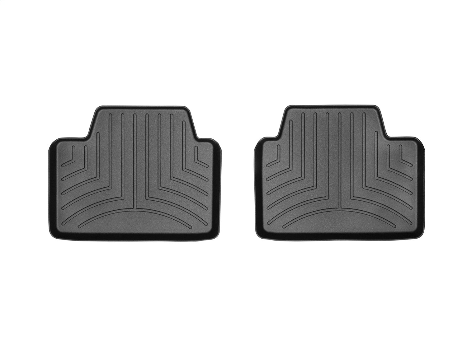 Weathertech 4415302 FloorLiner™ DigitalFit®; Black; Rear; 2 Pieces; Weathertech 4415302
