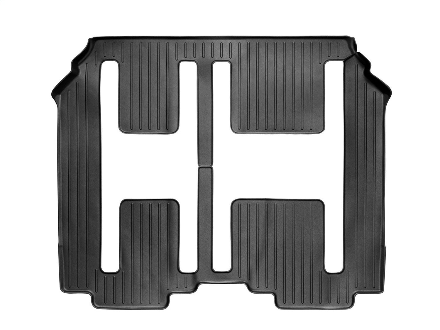 Weathertech 441532 FloorLiner™ DigitalFit®; Black; Rear And Third Row; Weathertech 441532