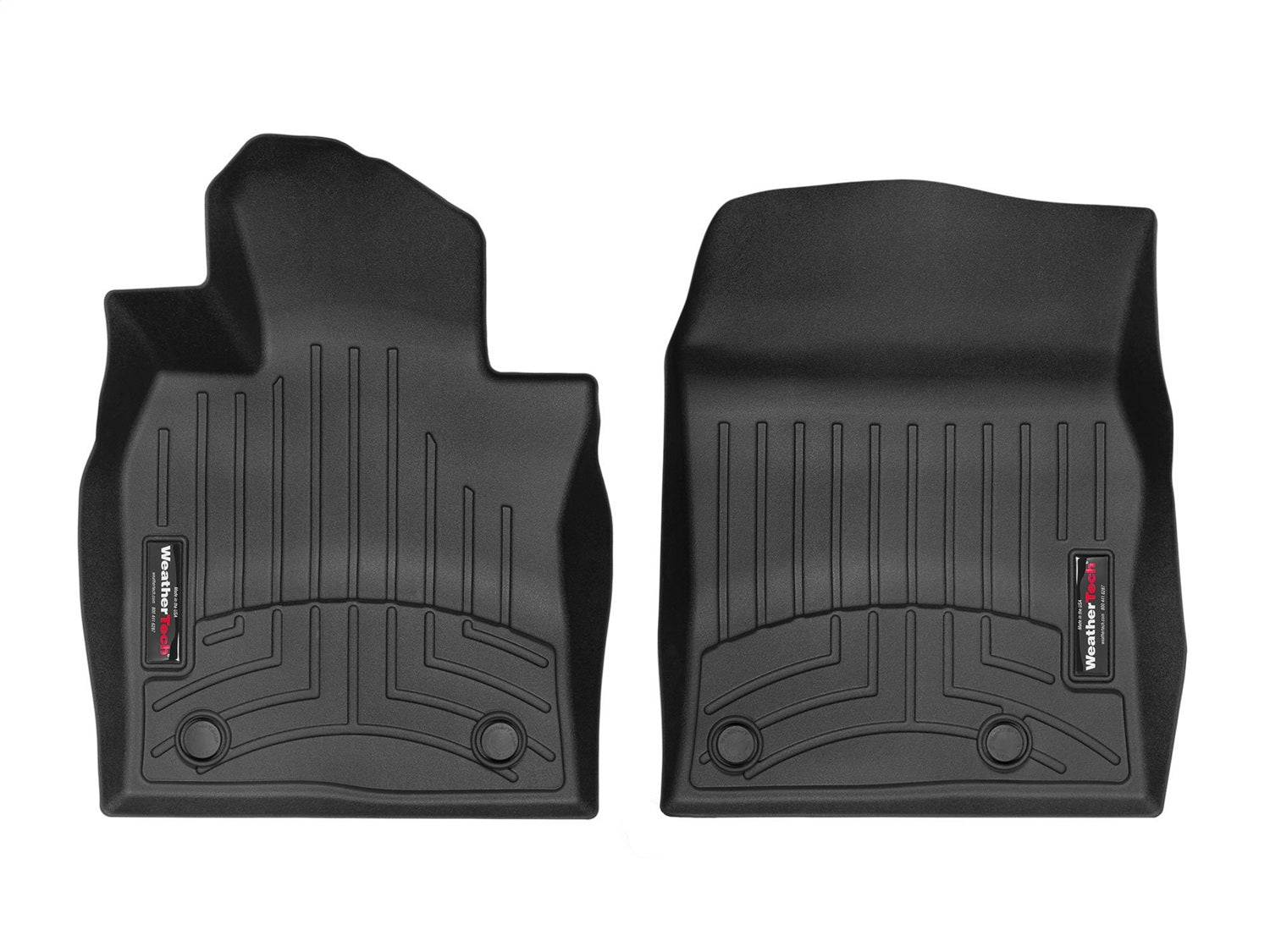 Weathertech 4415361 FloorLiner™ DigitalFit®; Black; Front; Weathertech 4415361