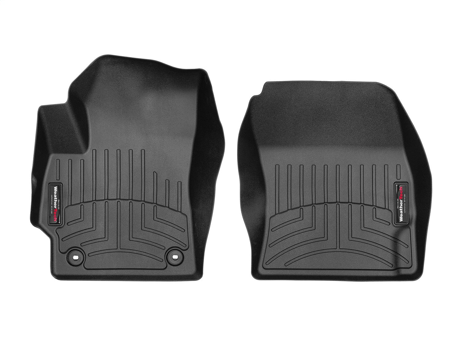 Weathertech 4415391 FloorLiner™ DigitalFit®; Black; Front; Weathertech 4415391