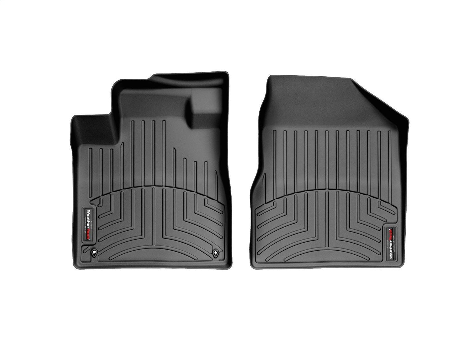 Weathertech 441541 FloorLiner™ DigitalFit®; Black; Front; Weathertech 441541