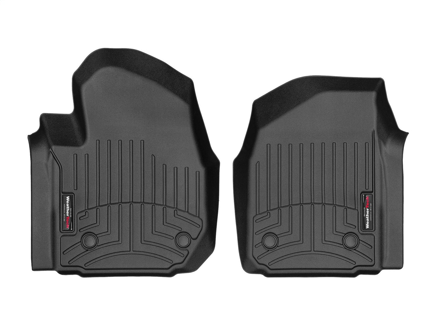 Weathertech 4415431V FloorLiner™ DigitalFit®; Black; Front; Weathertech 4415431V