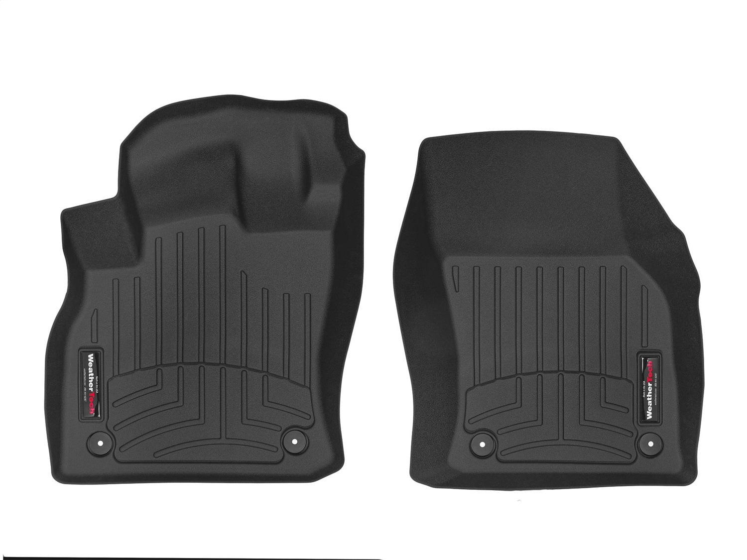Weathertech 4415441 FloorLiner™ DigitalFit®; Black; Front; Weathertech 4415441