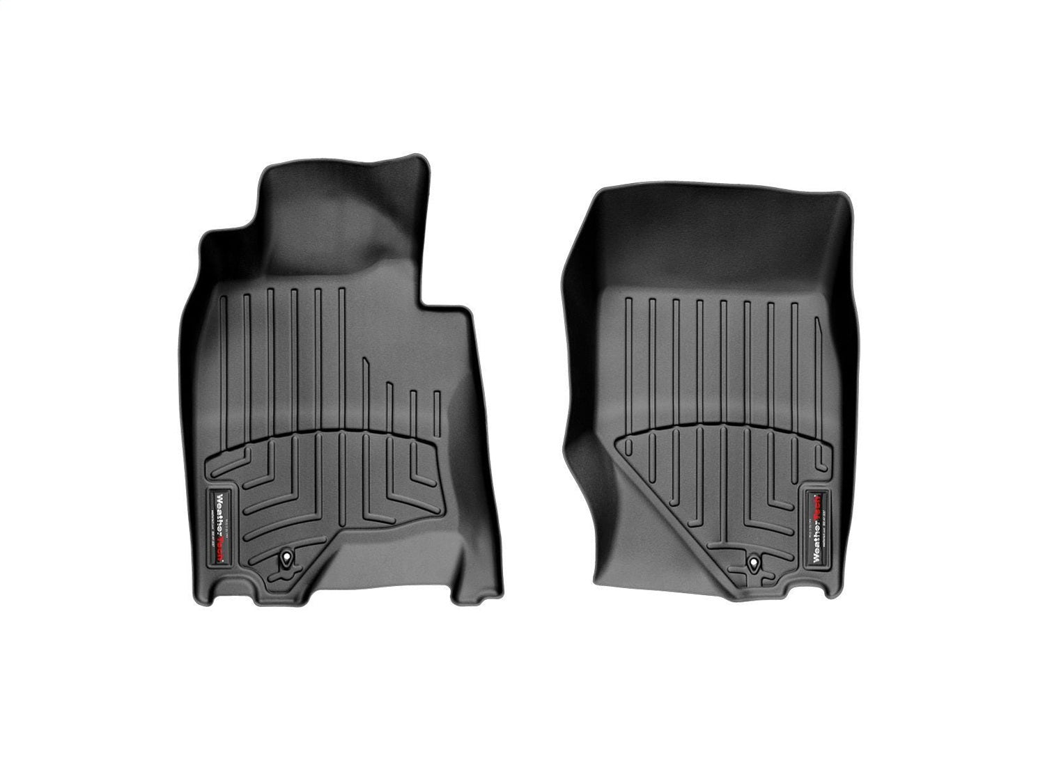 Weathertech 441561 FloorLiner™ DigitalFit®; Black; Front; Weathertech 441561