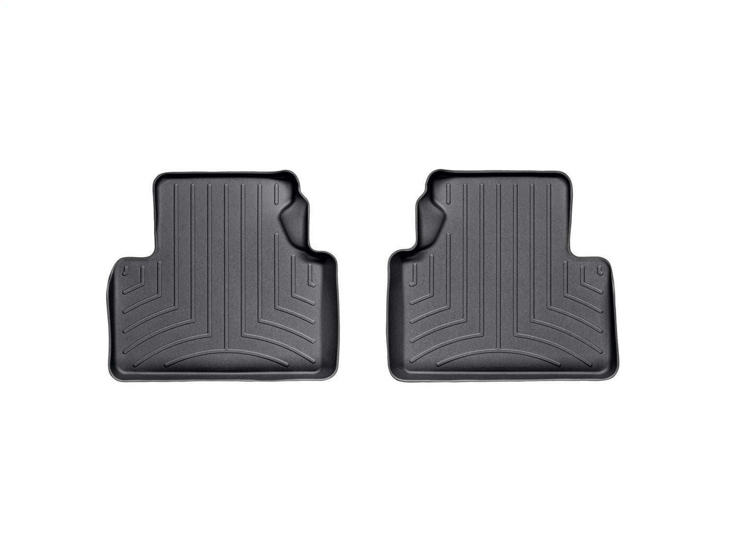 Weathertech 441562 FloorLiner™ DigitalFit®; Black; Rear; 2 Pieces; Weathertech 441562