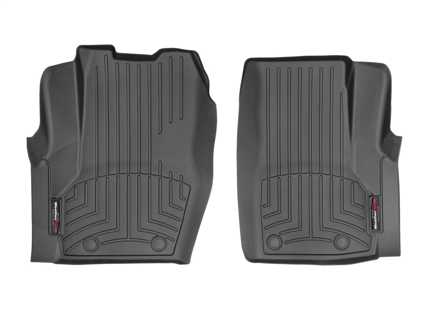 Weathertech 4415651 FloorLiner™ DigitalFit®; Black; Front; Weathertech 4415651