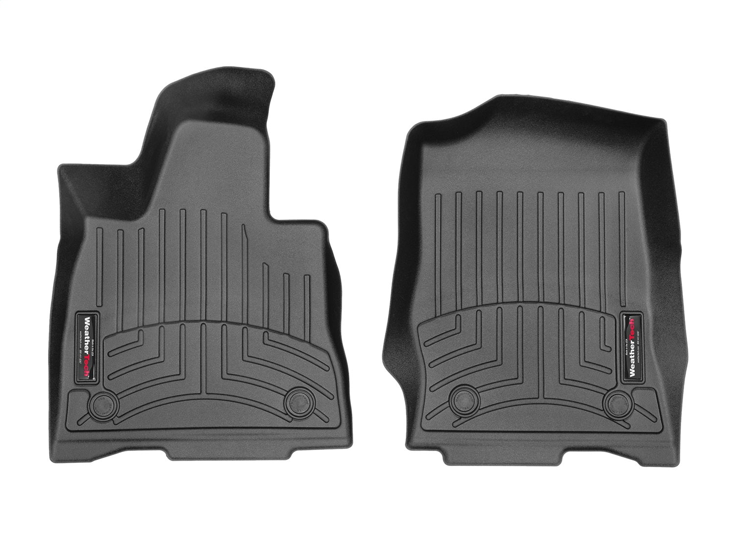 Weathertech 4415761 FloorLiner™ DigitalFit®; Black; Front; Weathertech 4415761