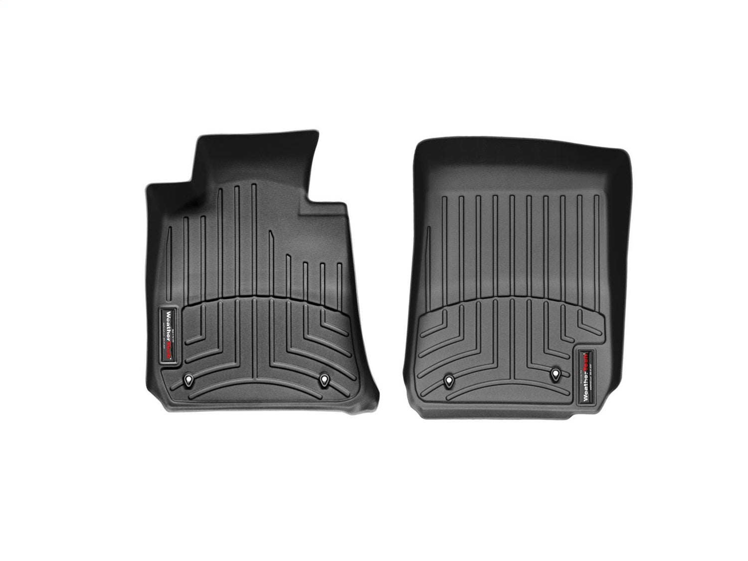 Weathertech 441581 FloorLiner™ DigitalFit®; Black; Front; Weathertech 441581
