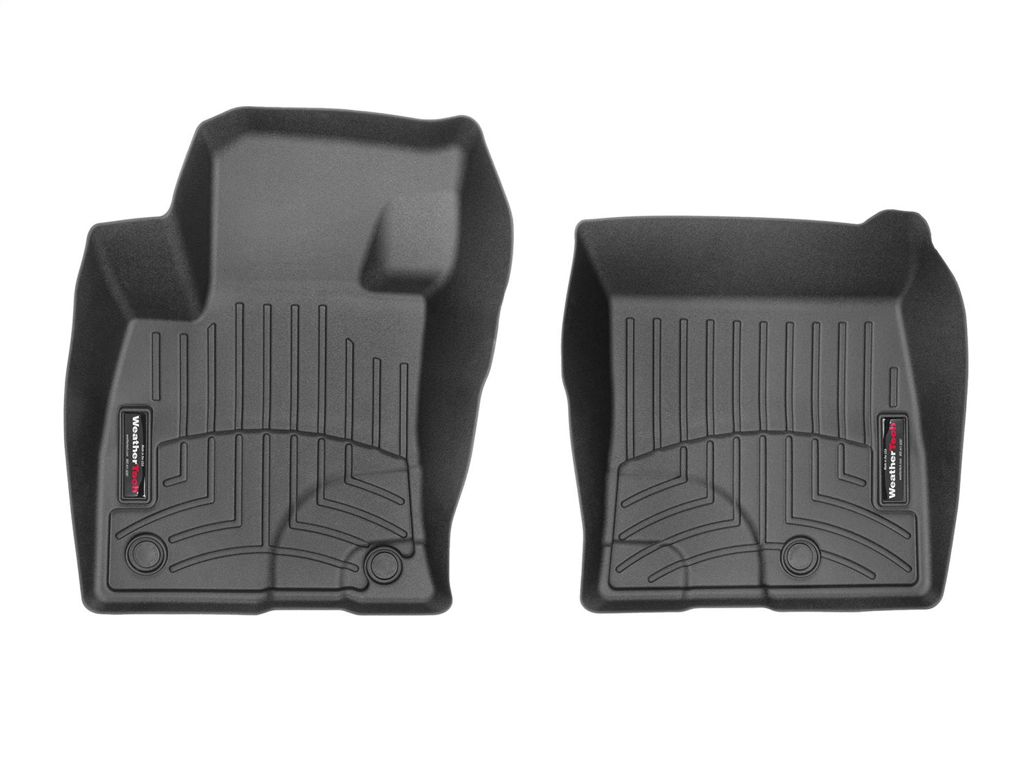 Weathertech 4415871 FloorLiner™ DigitalFit®; Black; Front; Weathertech 4415871