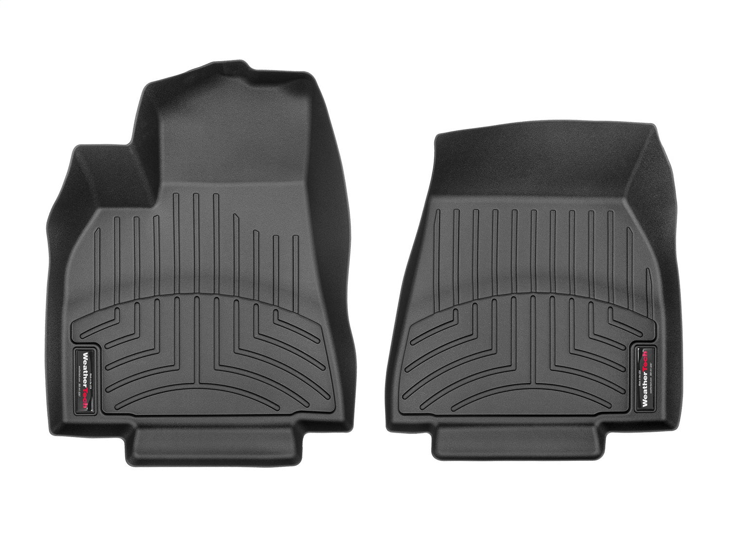 Weathertech 4415971 FloorLiner™ DigitalFit®; Black; Front; Weathertech 4415971