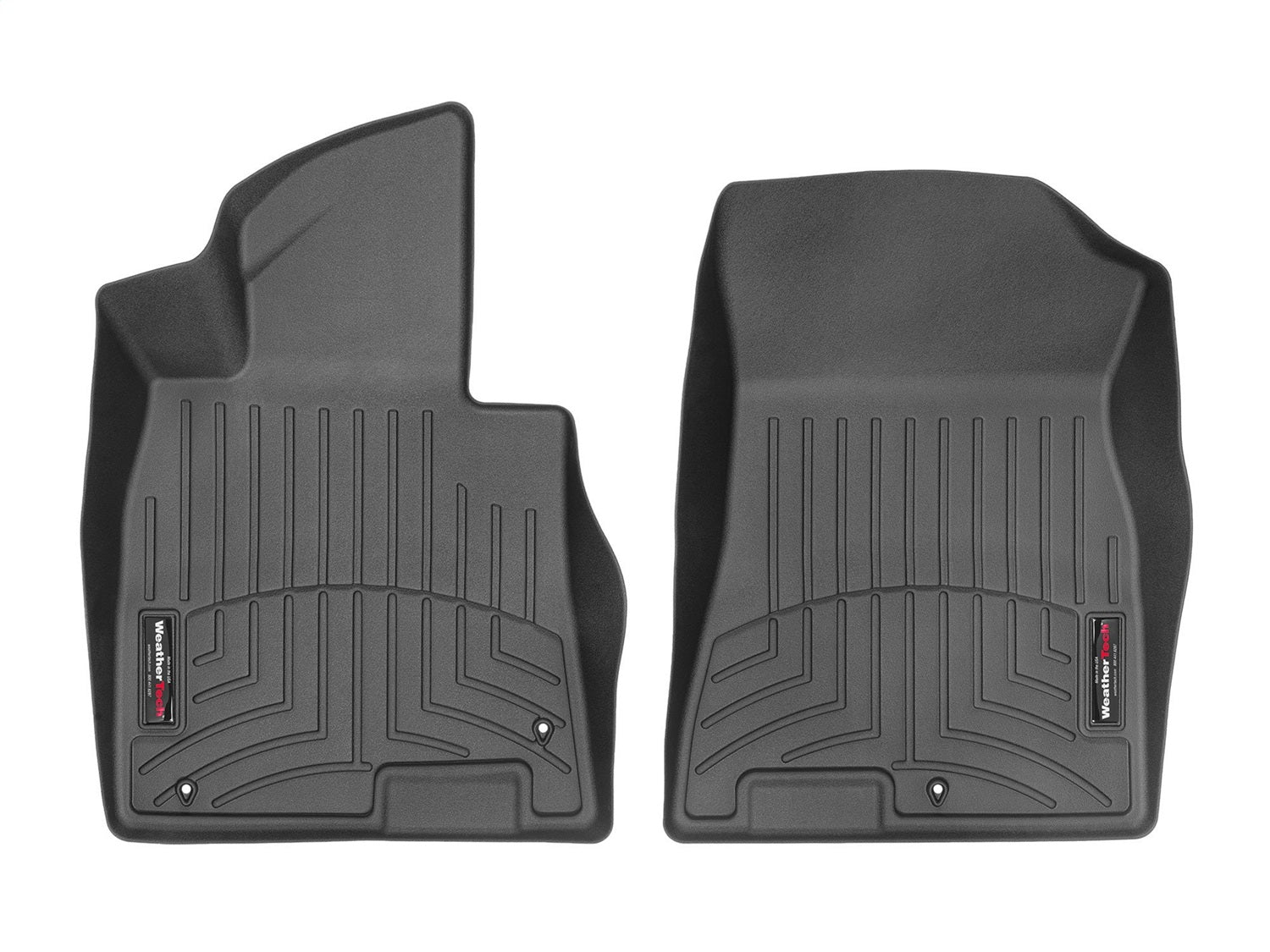 Weathertech 4415981 FloorLiner™ DigitalFit®; Black; Front; Weathertech 4415981