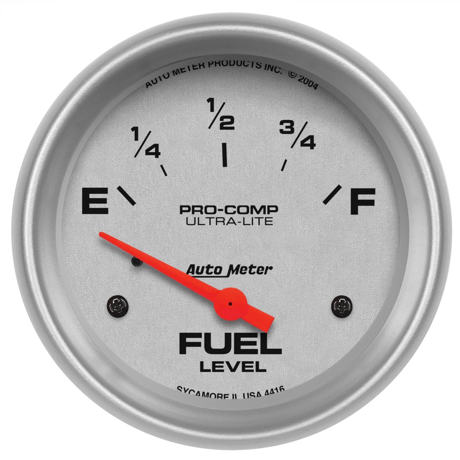 AutoMeter 4416 GAUGE; FUEL LEVEL; 2 5/8in.; 240OE TO 33OF; ELEC; ULTRA-LITE AutoMeter 4416