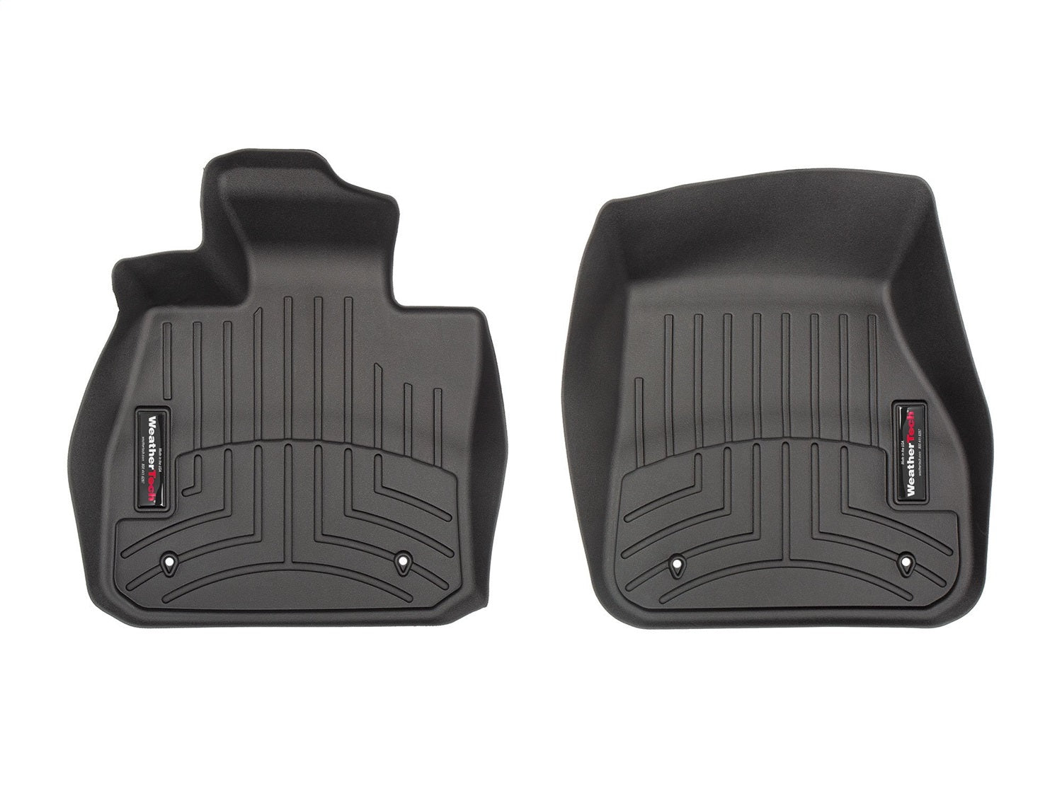 Weathertech 4416011 FloorLiner™ DigitalFit®; Black; Front; Weathertech 4416011